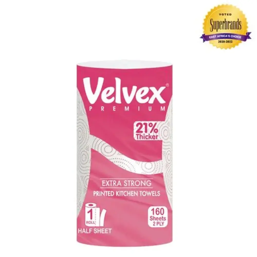 Velvex Pink Kitchen Towel Laminated Jumbo